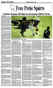 11.05.2025 Wednesday K-State Men Dominate UNCG, 93-64